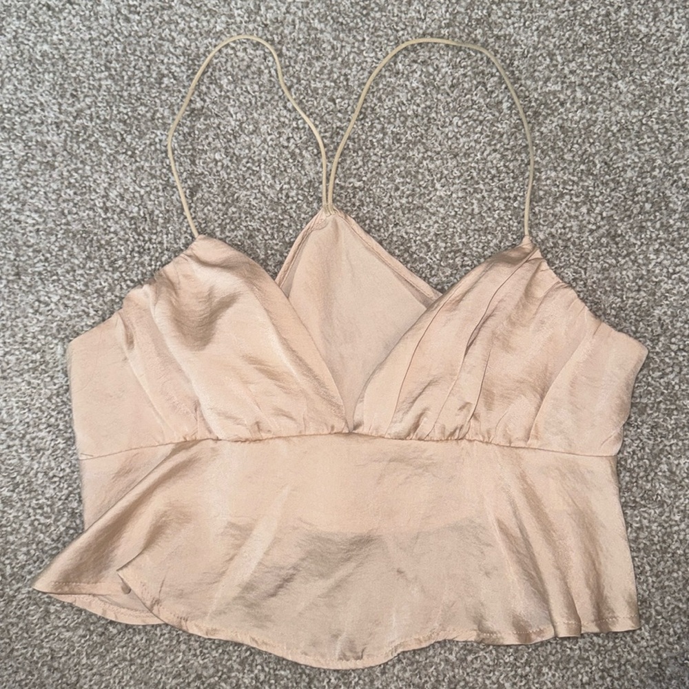 Gold Satin Blouse